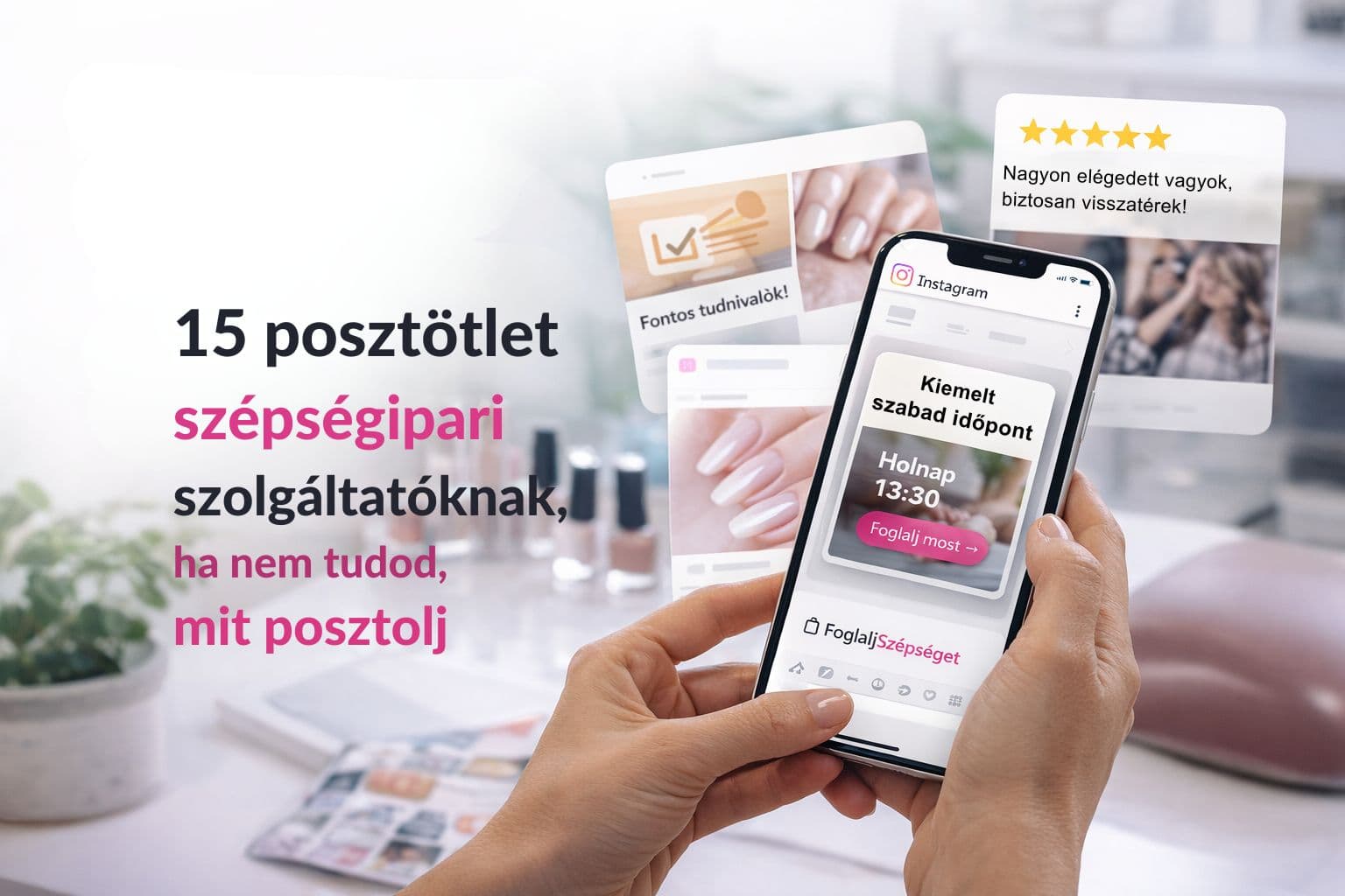 15 posztötlet szépségipari szolgáltatóknak, ha nem tudod, mit posztolj